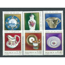 Polonia - Correo 1981 Yvert 2556/61 ** Mnh Porcelanas