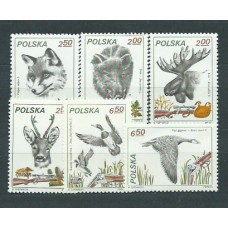 Polonia - Correo 1981 Yvert 2562/7 ** Mnh Caza