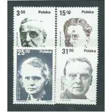 Polonia - Correo 1982 Yvert 2622/5 ** Mnh Personajes