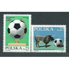 Polonia - Correo 1982 Yvert 2627/8 ** Mnh Fútbol