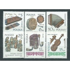 Polonia - Correo 1984 Yvert 2711/6 ** Mnh Intrumentos Musicales