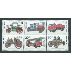 Polonia - Correo 1985 Yvert 2773/8 ** Mnh Coche Bomberos