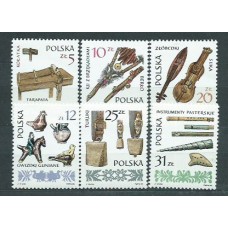 Polonia - Correo 1985 Yvert 2791/6 ** Mnh Instrumentos de Música