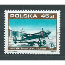 Polonia - Correo 1988 Yvert 2962 ** Mnh Avión