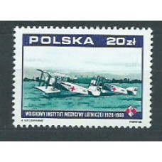 Polonia - Correo 1988 Yvert 2970 ** Mnh Avión