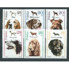 Polonia - Correo 1989 Yvert 3003/8 ** Mnh Fauna. Perros