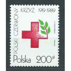 Polonia - Correo 1989 Yvert 3036 ** Mnh Cruz Roja