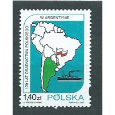 Polonia - Correo 1997 Yvert 3441 ** Mnh Barco