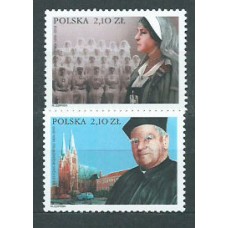 Polonia - Correo 2004 Yvert 3848/9 ** Mnh Personajes