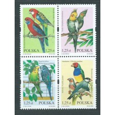 Polonia - Correo 2004 Yvert 3868/71 ** Mnh Fauna. Aves