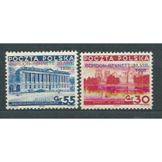 Polonia - Correo 1936 Yvert 390A/B * Mh