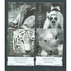 Polonia - Correo 2005 Yvert 3955/58 ** Mnh Fauna.