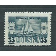 Polonia - Correo 1948 Yvert 520 * Mh Barco