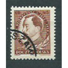 Polonia - Correo 1951 Yvert 614 usado Personaje