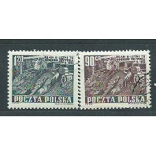 Polonia - Correo 1951 Yvert 625/6 usado