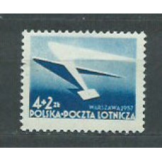 Polonia - Aereo Yvert 40 ** Mnh Exposición Filatelica