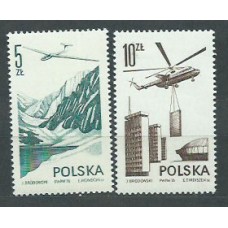 Polonia - Aereo Yvert 55/6 ** Mnh Aviones