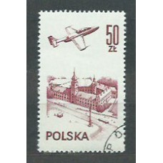 Polonia - Aereo Yvert 58 usado Avión