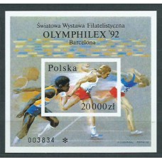 Polonia - Hojas Yvert 128a ** Mnh Deportes