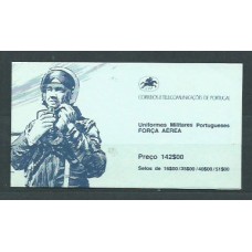 Portugal - Correo 1984 Yvert 1600 Carnet ** Mnh Uniformes Militares. Avión