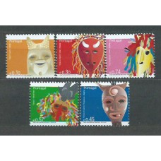 Portugal - Correo 2005 Yvert 2862/6 ** Mnh Mascaras de Carnaval