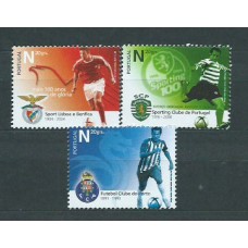 Portugal - Correo 2005 Yvert 3001/3 ** Mnh Fútbol