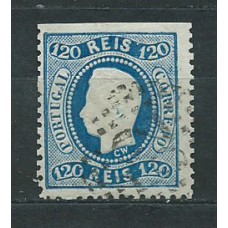 Portugal - Correo 1867-70 Yvert 33 usado Luis I