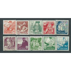 Portugal - Correo 1941 Yvert 616/25 **  Mnh Costumbres regionales