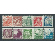 Portugal - Correo 1941 Yvert 616/25 **  Mnh Costumbres regionales