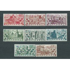 Portugal - Correo 1946 Yvert 675/82 (*) Mng Castillos