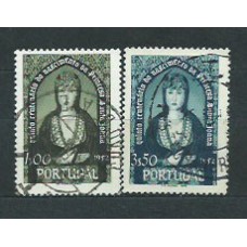 Portugal - Correo 1953 Yvert 795/6 usado Santa Joana