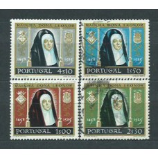 Portugal - Correo 1958 Yvert 853/6 usado Santa Doña Leonor