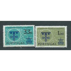 Portugal - Correo 1960 Yvert 881/2 * Mh Exposición Filatelica