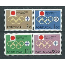 Portugal - Correo 1964 Yvert 949/52 * Mh Juegos Olimpicos de Tokyo