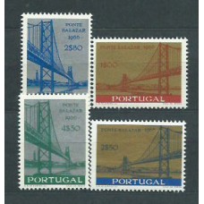 Portugal - Correo 1966 Yvert 989/92 ** Mnh Puentes