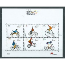 Portugal - Hojas 2000 Yvert 165 ** Mnh Bicicletas