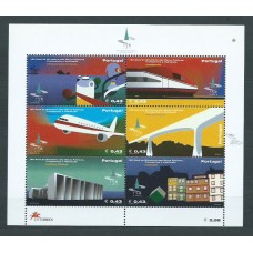 Portugal - Correo 2002 Yvert 2594/9 ** Mnh Transportes