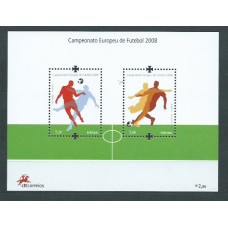 Portugal - Hojas 2008 Yvert 274 ** Mnh Fútbol