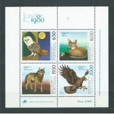 Portugal - Hojas 1980 Yvert 31 ** Mnh Fauna