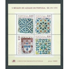 Portugal - Hojas 1981 Yvert 34 ** Mnh Azulejos