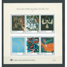 Portugal - Hojas 1989 Yvert 69 ** Mnh Pinturas