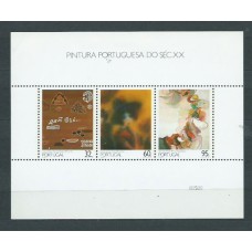Portugal - Hojas 1990 Yvert 71 ** Mnh Pinturas