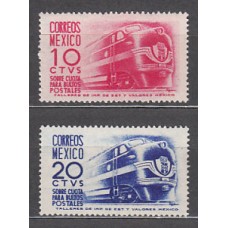 Mexico - Paquetes Postales Yvert 5/6 ** Mnh Tren