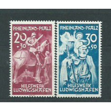 Rhin-Palatinado - Correo Yvert 39/40 * Mh