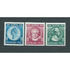 Rhin-Palatinado - Correo Yvert 45/47 ** Mnh