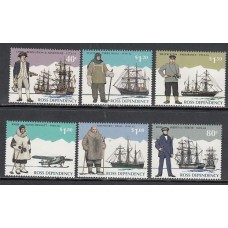 Nueva Zelanda - Ross Correo Yvert 38/43 ** Mnh Barcos. Avión