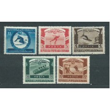 Rumania - Correo 1951 Yvert 1135/9 * Mh Deportes