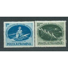 Rumania - Correo 1955 Yvert 1403/4 * Mh Deportes