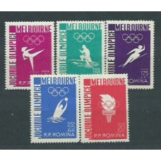 Rumania - Correo 1956 Yvert 1473/7 ** Mnh Juegos Olimpicos de Melbourne