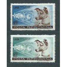 Rumania - Correo 1957 Yvert 1550/1 ** Mnh Astrofilatelia